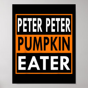 Poster Costume de mangeur Peter Citrouille pour les coupl
