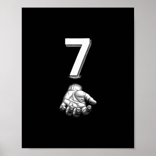 Poster Costume de mème numéro 7 correspondant 67 drôle