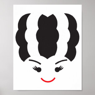 Poster Costume de monstres de la mariée de Frankenstein H