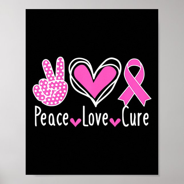 Poster Costume de sensibilisation au cancer du sein Pink  (Devant)