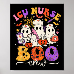 Poster Costume d'équipage Boo Drôle Nourriture Fantôme Ha