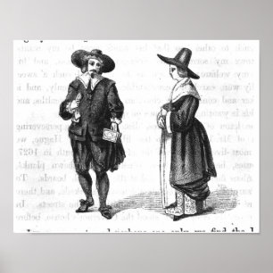 Poster Costume des pèlerins