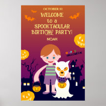 Costume d'Halloween garçon fête d'anniversaire