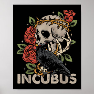 Poster Costume d'Halloween Incubus Crow gauche