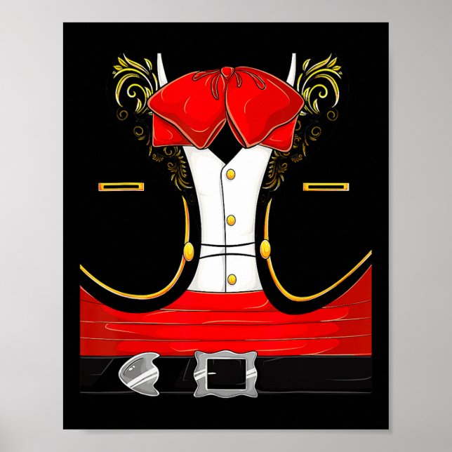 Poster Costume d'Halloween Mariachi mexicain Charro Cinco (Devant)