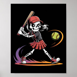 Poster Costume d'Halloween squelettes Softll Squelettique