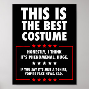 Poster Costume d'Halloween Trump