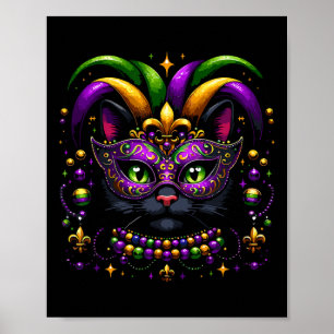 Poster Costume féminin de carnaval Top Outfit Mardi Gras