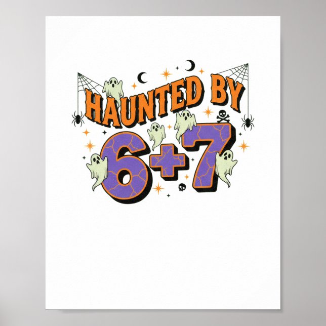 Poster Costume Halloween 67 Meme Hanté  (Devant)