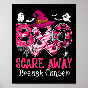 Poster Costume Halloween Boo Peur Le Cancer Du Sein