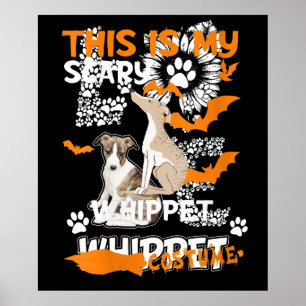 Poster Costume hippet femme Halloween lazy effrayant chie