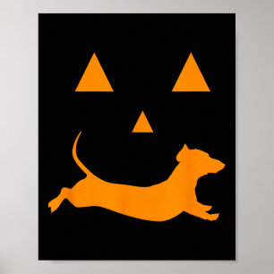 Poster Costume Jack-o-lanterne du Citrouille d'Halloween 