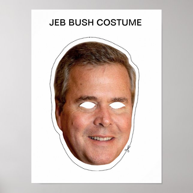 Poster Costume Jeb Bush (Devant)