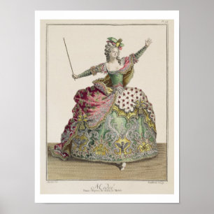 Poster Costume pour Medea dans l'opéra 'Jason and Medea',