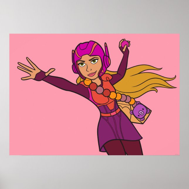 Poster Costume rose citron miel (Devant)