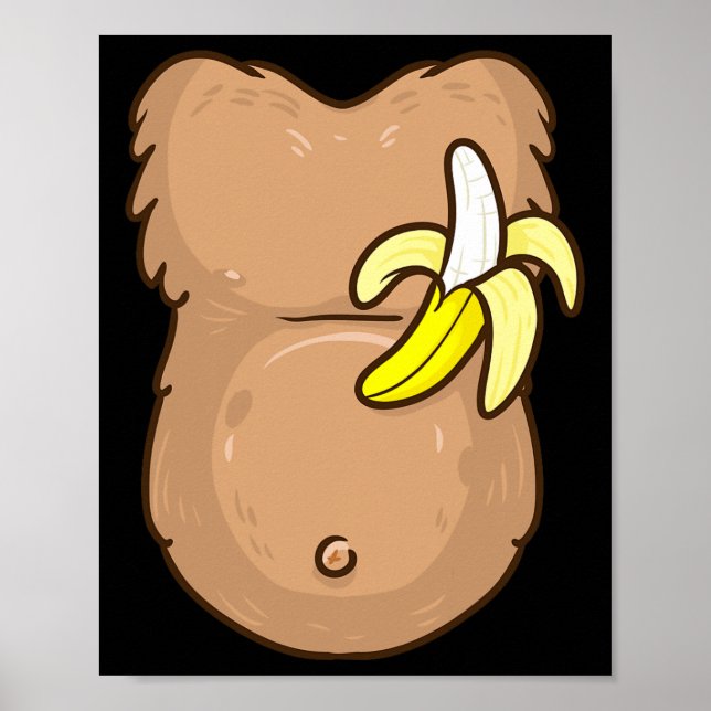 Poster Costume Singe Pour Enfants Singe Halloween Costume (Devant)