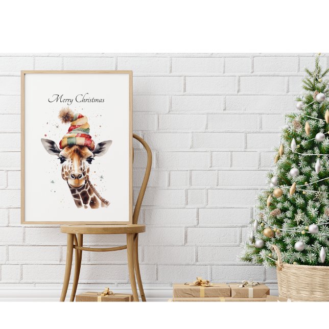 Poster Cosy Safari Noël, personnalisé (Créateur téléchargé)