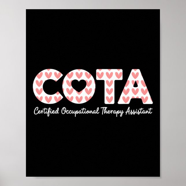 Poster Cota ergothérapeute certifié Istant Valenti (Devant)