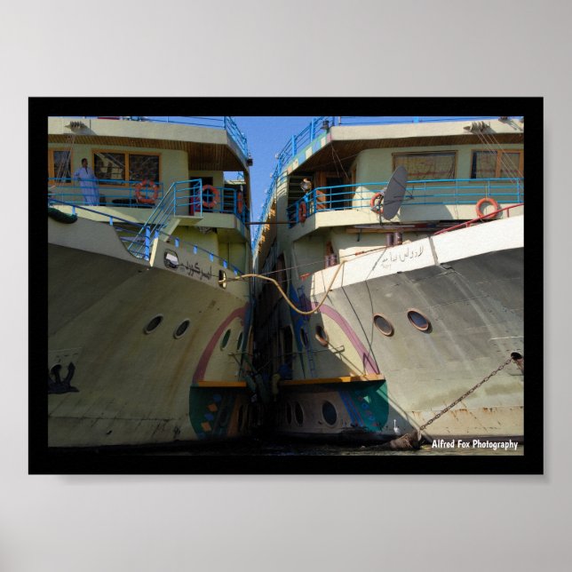 Poster Côte à côte sur le Nil (Devant)