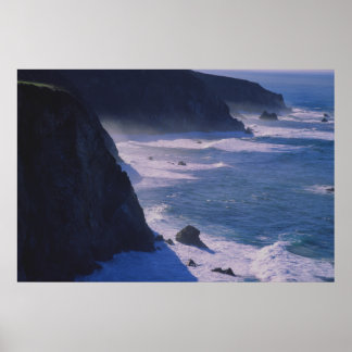 Poster Côte, Big Sur, Californie