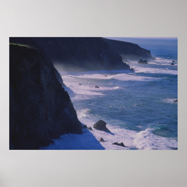 Poster Côte, Big Sur, Californie (Devant)