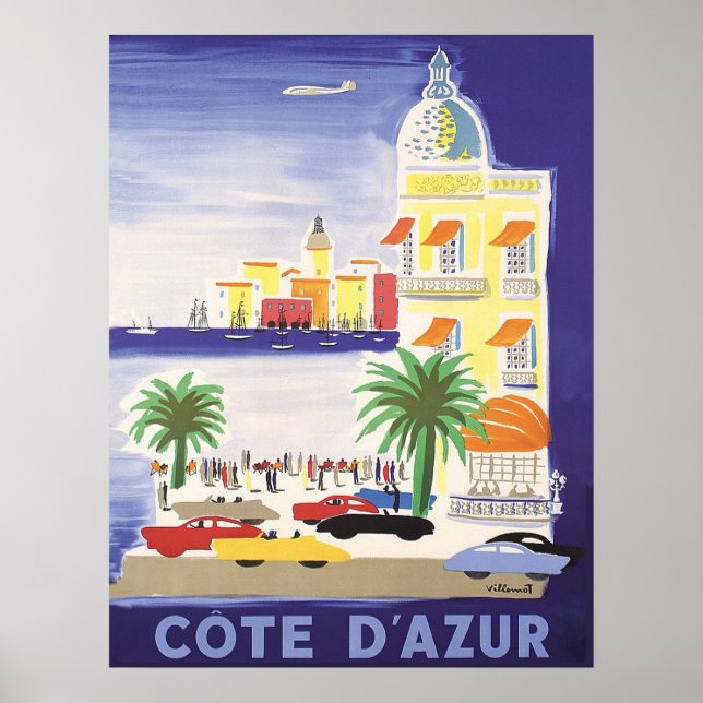 Poster Côte d'Azur (Devant)