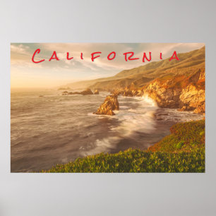 Poster Côte de Californie