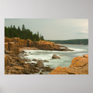 Poster Côte de la cragie, Parc national de l'Acadie, Main