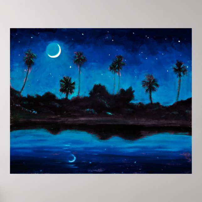 Poster Côte de la Jungle Nocturne (Devant)