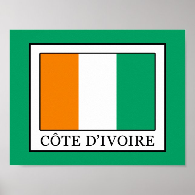 Poster Côte d'Ivoire (Devant)