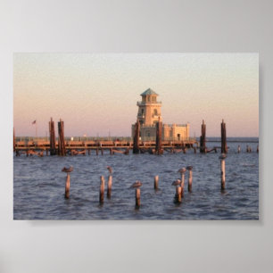 POSTER "CÔTE DU GOLFE DU MISSISSIPPI "