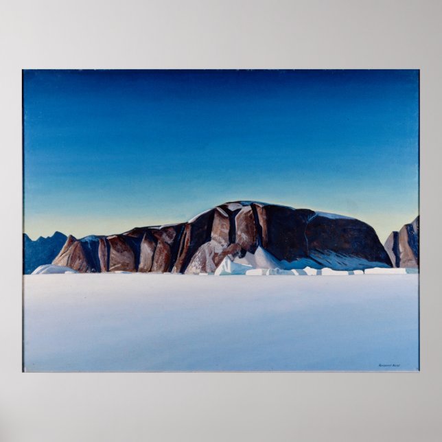 Poster Côte du Groenland (Devant)