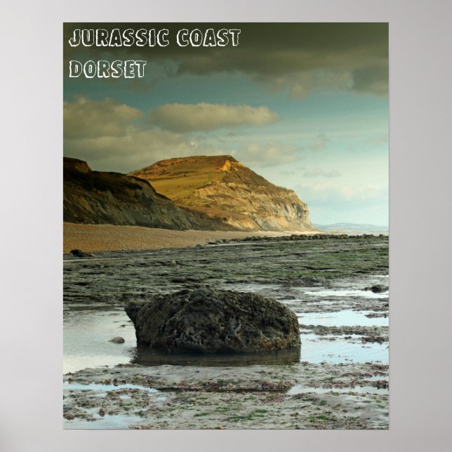Poster Côte Jurassique, Dorset (Devant)
