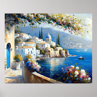 Poster Côte méditerranéenne d'Amalfi