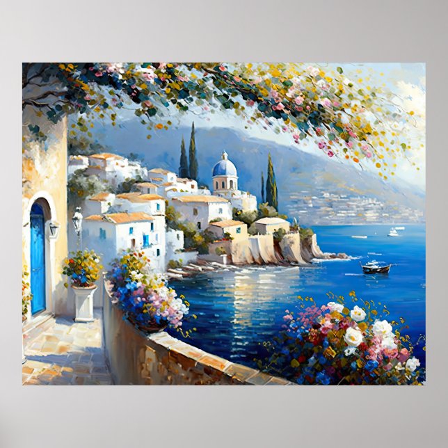 Poster Côte méditerranéenne d'Amalfi (Devant)