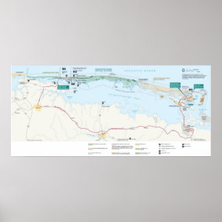 Poster Côte nationale de l'île Assateague