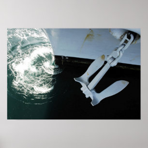 Poster Côté port Mark II Stockless Ancre