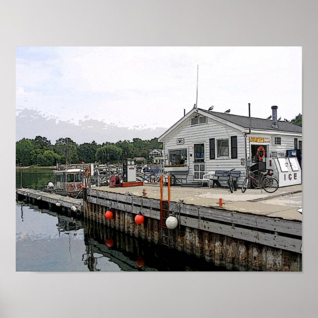 Poster Côté quai (Devant)