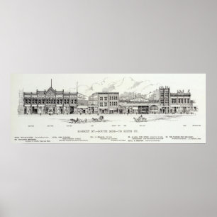 Poster Côté sud 2 du marché 6èmes