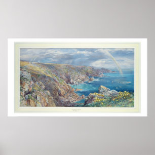 Poster Côte sud de Guernesey du Cribiere, 1862 (W