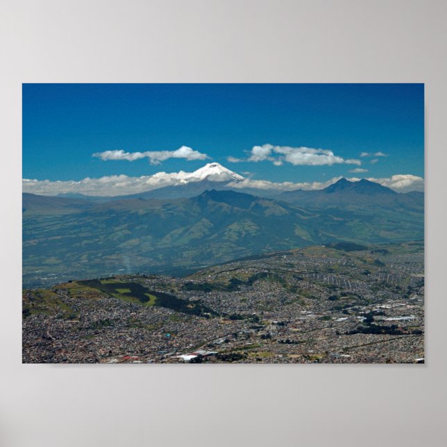 Poster Cotopaxi & Quito (Devant)