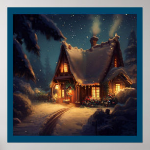Poster Cottage de Noël 4