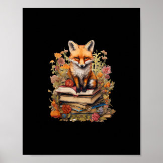 Poster Cottagecore Aesthetic Book Lover Goblincore Casual