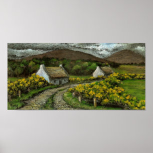 Poster Cottages du Connemara