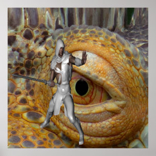 Poster Couche de dragon