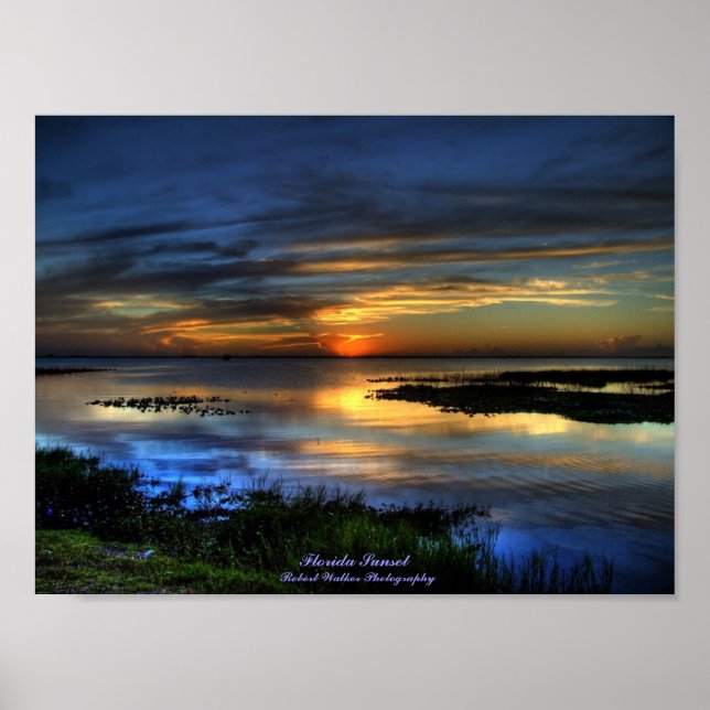Poster Couché de soleil de Floride (Devant)