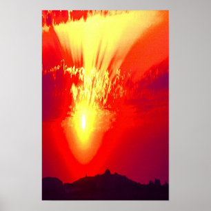 Poster Coucher de soleil