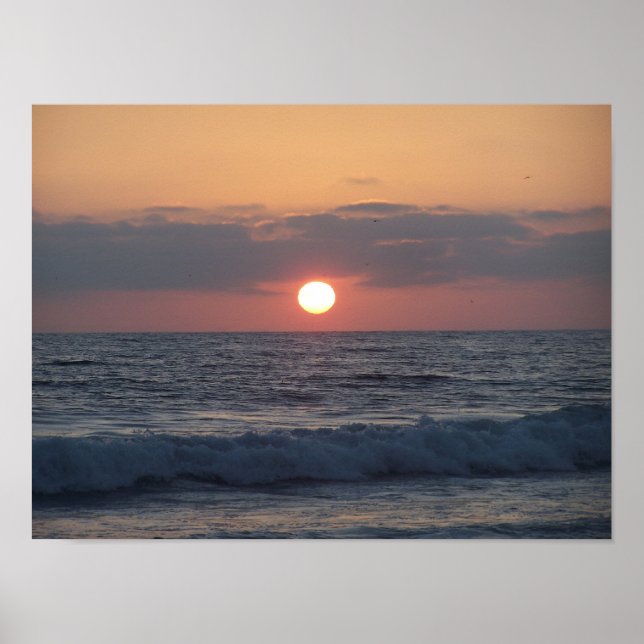 Poster coucher de soleil (Devant)