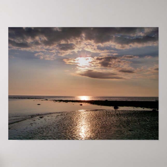 POSTER COUCHER DE SOLEIL (Devant)