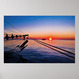 Poster Coucher de soleil